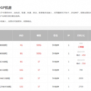 送產(chǎn)權的BGP服務器租用，高配置硬件送產(chǎn)權真劃算
