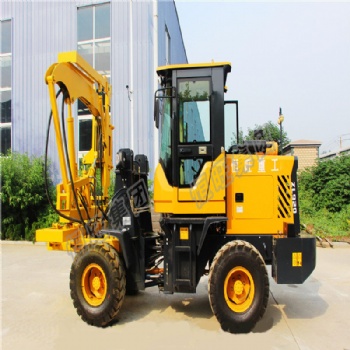 公路波形護(hù)欄液壓打樁機(jī)