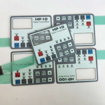 定制3個按鍵薄膜開關 鼓包按鍵面板 銀漿導電線路加工