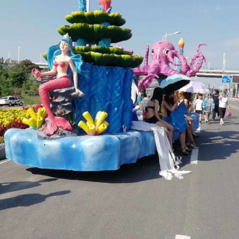 全新打造戶外海洋巡游花車設備租賃