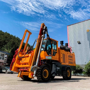 12重慶公路護(hù)欄打鉆一體機(jī)廠家宏工6105(10-10)