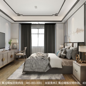 新中式風(fēng)格，用集成墻板這樣裝，美極了