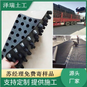 滄州車(chē)庫(kù)頂板復(fù)合排水板(14板1200g+丙綸布250g)