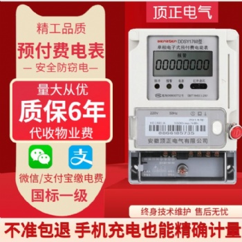 預(yù)付費電表充值系統(tǒng)IC卡插卡電表