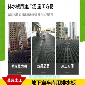威海車(chē)庫(kù)2公分2.5公分蓄排水板廠家價(jià)格