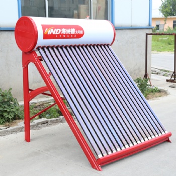 家用屋頂式太陽能熱水器18管不銹鋼真空管太陽能農村批發