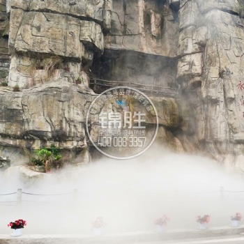 江西園林景觀噴霧造景，霧森系統，園林景觀造霧，園林景觀噴霧