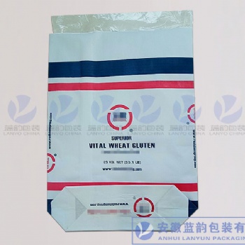 25kg面粉包裝袋制造商，25kg面粉包裝袋生產(chǎn)廠家，安徽藍韻包裝廠