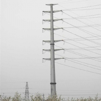 內(nèi)蒙古60度轉(zhuǎn)角鋼管桿雙回路輸電鋼管桿價(jià)格