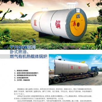 山東藍天鍋爐供河北YY(Q)W系列臥式燃油、燃氣有機熱載體鍋爐
