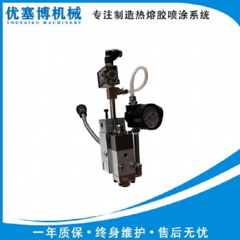 上膠機涂膠機噴膠機熱熔膠螺旋噴槍月餅盒方便面紙箱螺旋點膠條狀