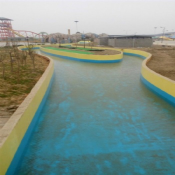 室外游泳池漆翻新漆，藍色泳池漆，水上樂園防水裝飾漆廠家