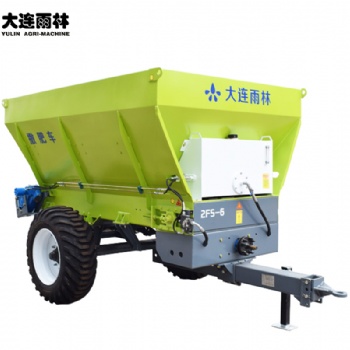 供應雨林6方雙圓盤農(nóng)田撒肥機有機肥糞肥拋撒車全自動干濕糞肥拋撒車 廠家直供