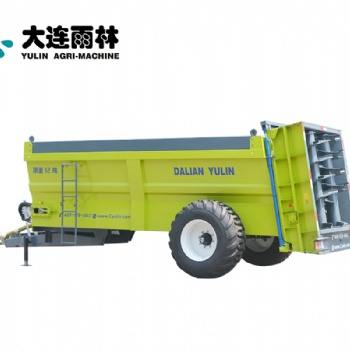 供應雨林12方豎絞龍有機肥干濕糞肥拋撒車撒濕糞機全自動農(nóng)用施肥車 廠家直供