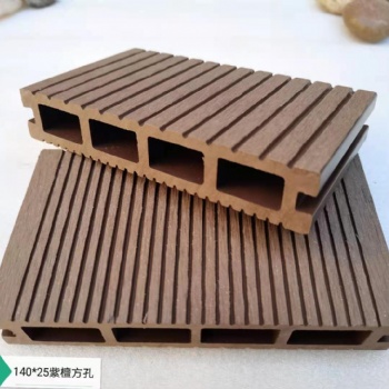 環保方孔木塑地板廠家**