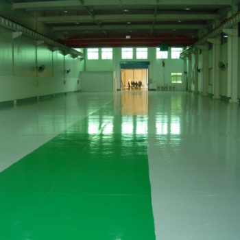 環氧地坪施工完后有色差的原因及解決措施