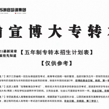 江蘇五年一貫制專轉本新增專業(yè)通知，快看看你的專業(yè)有無變化