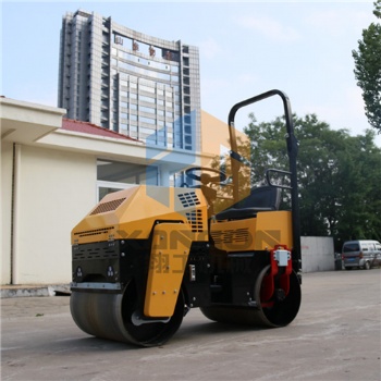 1噸小型座駕式壓路機(jī)，雙光輪震動路機(jī)廠家**
