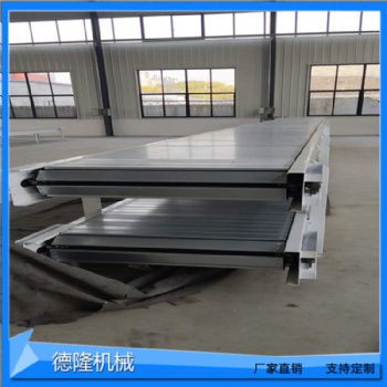 雙層鏈板輸送機扣板輸送機平板傳送帶產(chǎn)品組裝線