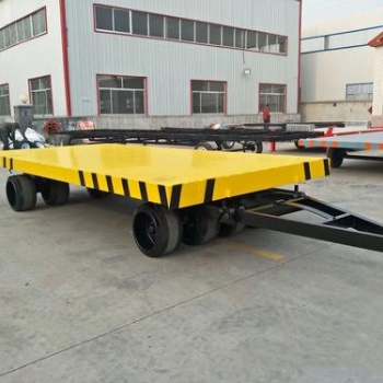牽引平板車大噸位定制輪式拖車重型廠區(qū)轉(zhuǎn)運(yùn)