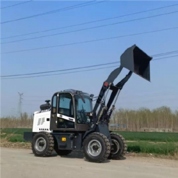 小型輪胎式四驅(qū)鏟土裝載機(jī)
