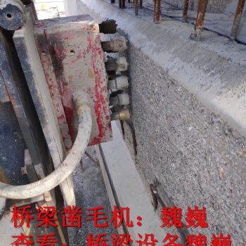 路面軌道鑿毛機-混凝土鑿毛機-路面鑿毛機（魏巍鑿毛設(shè)備）