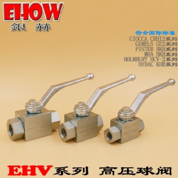 臺(tái)灣EHOW銀赫EHV直通高壓球閥 正品 德標(biāo)BHK內(nèi)螺紋二通直通碳鋼手動(dòng)高溫高壓球閥