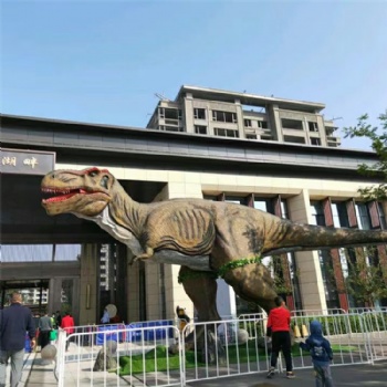 仿真巨獸霸王龍出租吾悅恐龍兒童車出租騎行恐龍?bào)w驗(yàn)