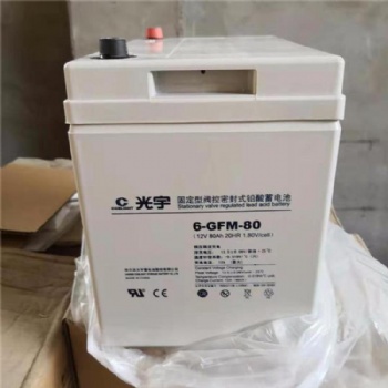 光宇蓄電池6-GFM-80長壽命12V80AH電力系統后備應急用包郵