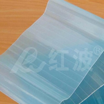 提供紅波FRP采光板 玻璃鋼透光瓦 透光耐強腐蝕 剛性大 適應溫差大場所 重量輕 通道采光
