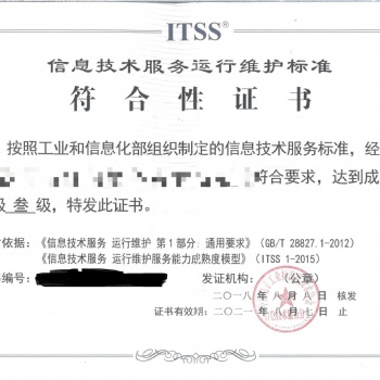 全國辦理信息技術服務標準（ITSS）