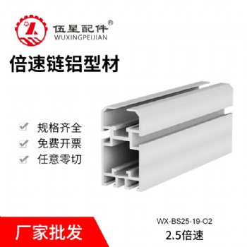 35*60倍速鏈條軌道 節距19.05 組裝線鋁型材