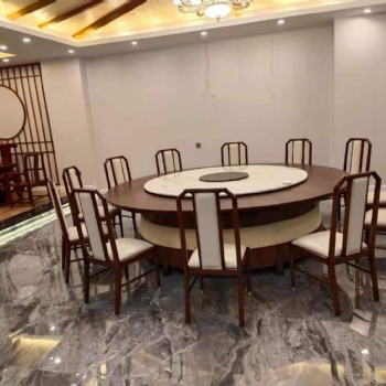 火鍋電動餐桌 酒店餐桌椅 輸送帶餐桌佛山藝匠凰家具定制生產