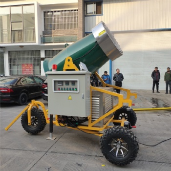 小型造雪機直營批發(fā) 睿泰重工戶外自動飄雪機 戶外移動式人工造雪機