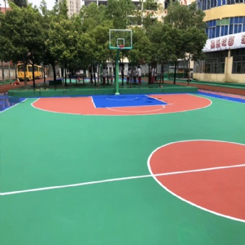 福建學(xué)校硅PU球場(chǎng)材料廠家【德朝體育】