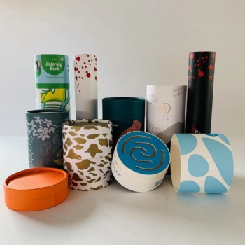 復合圓形紙罐食品茶葉包裝禮盒紙筒牛皮紙彩印禮品紙罐廠家