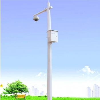 5米景區(qū)公園監(jiān)控立桿圓柱球機(jī)監(jiān)控桿