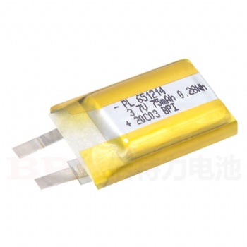 TWS無(wú)線(xiàn)電芯藍(lán)牙鋰電池651214-7**h，3.7V