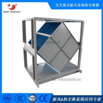 高效率板式換熱器 親水鋁箔材質(zhì) 鍍鋅板框架