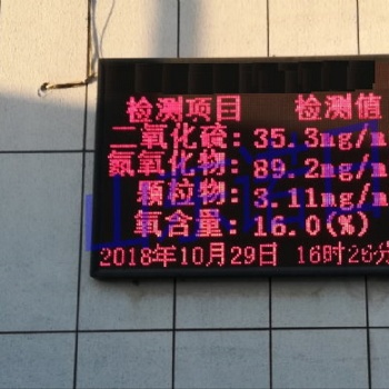 環保在線自動監控監測LED顯示