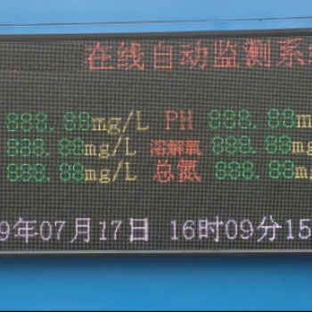 水廠污水廠環保監測LED顯示