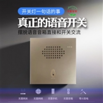 智能語(yǔ)音開關(guān)離線遠(yuǎn)程控制遠(yuǎn)程報(bào)警開關(guān)