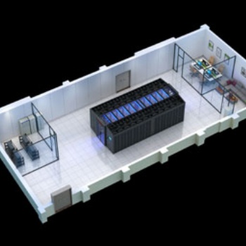 南寧機房效果圖制作|室內3D戶型圖設計|全景圖