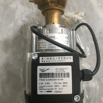 意大利NU.ER.T 油泵PRM21-B-245W230V-W-XM 全新正品 現(xiàn)貨 **