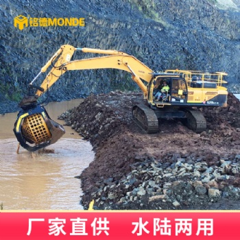 挖掘機滾筒篩沙石分離石塊物料篩分斗
