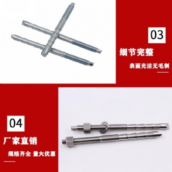 西寧廠家銷售不銹鋼化學錨栓，倒錐形錨栓，熱鍍鋅化學錨栓