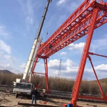 雙梁龍門吊-運行安全穩(wěn)定-出售貨場車間使用-操作方便-多種規(guī)格-河南中原奧起