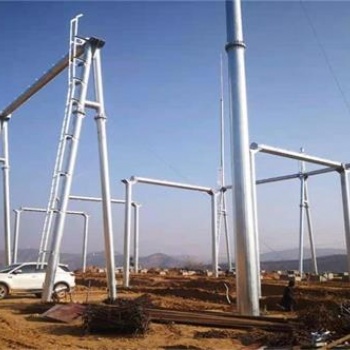 航豐公司生產電力構架，變電站構架，風電構架