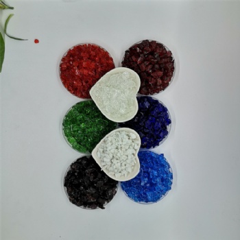靈壽邦拓直發原色透明玻璃砂 微景觀用藍色玻璃砂 花瓶裝飾用玻璃砂
