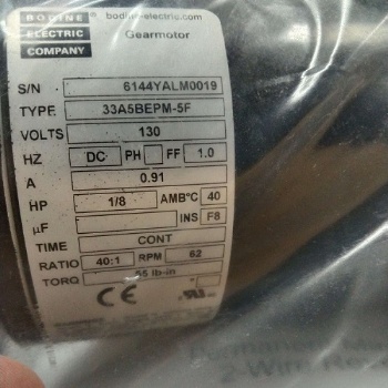 BODINE,美國BODINE，BODINE電機